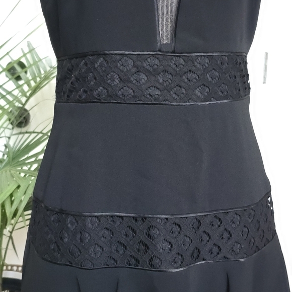 NWT Cinq a Sept Black Concordia Dress Size 8 - Picture 7 of 13